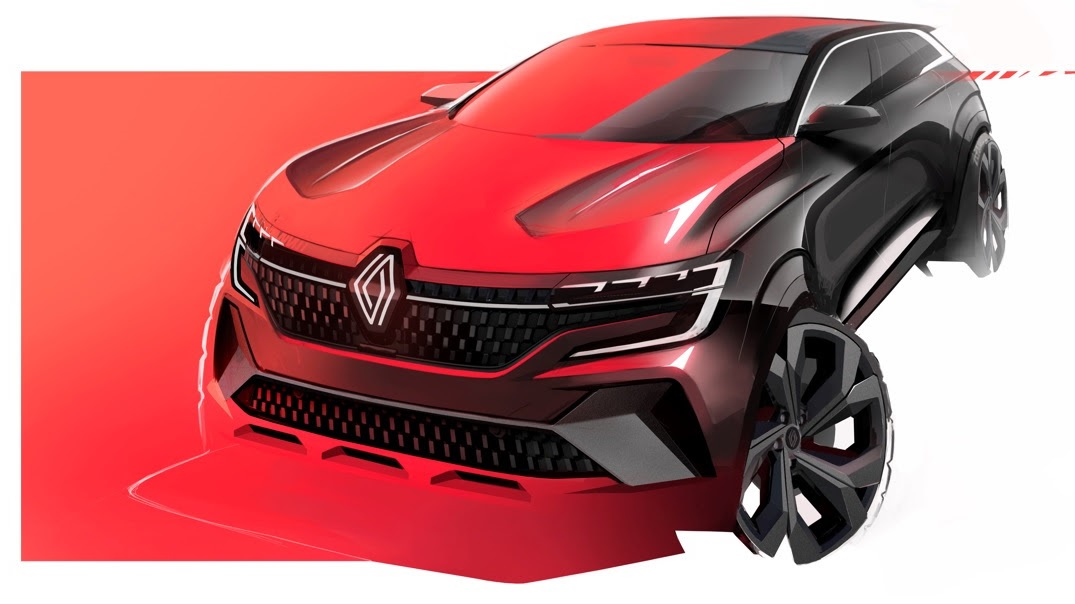 Renault revela esboço do design do Austral