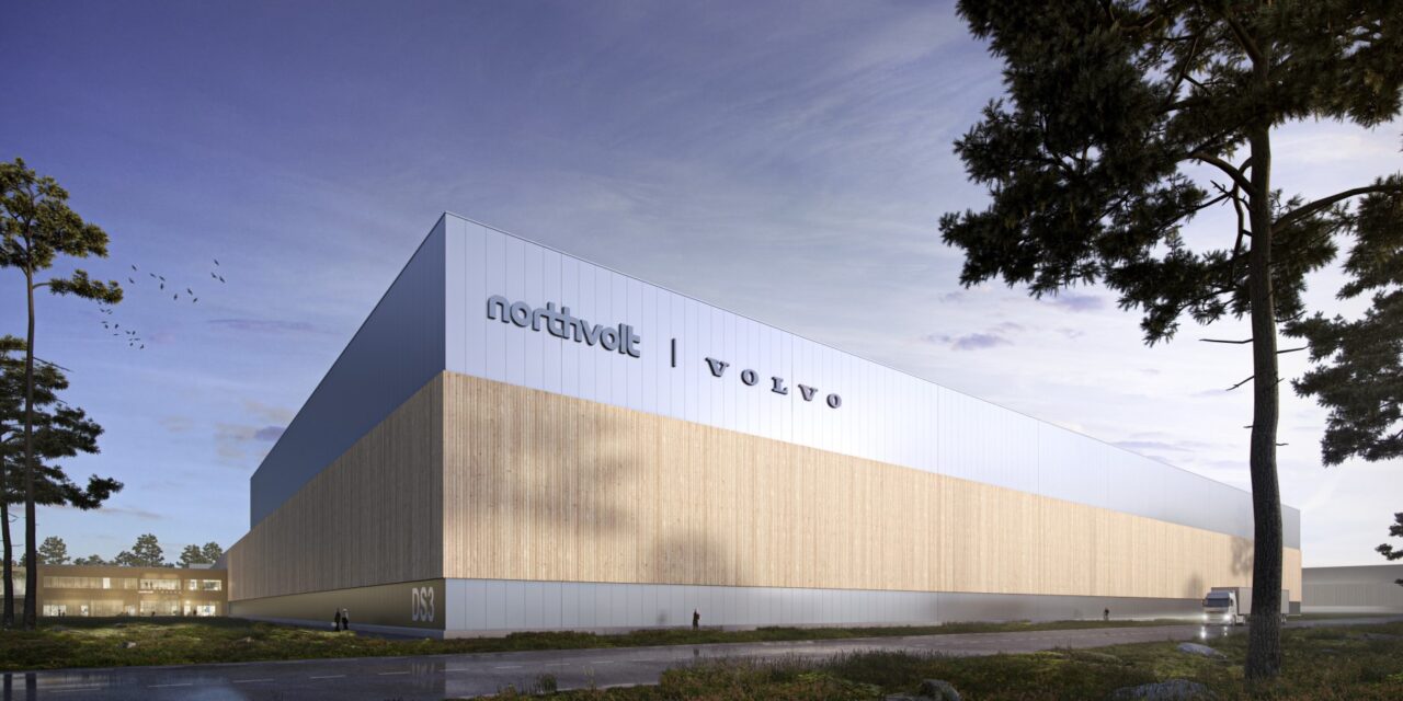 Volvo Cars e Northvolt: fábrica de baterias em Gotemburgo.