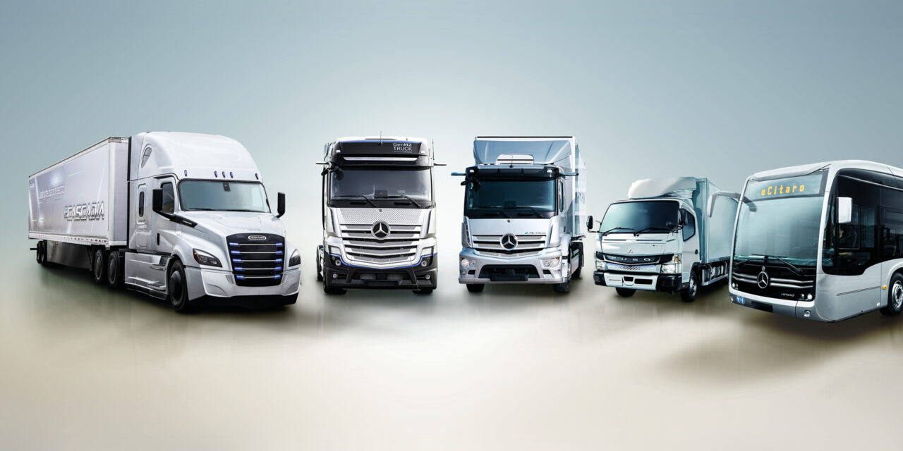 Vendas globais da Mercedes Truck cresceram 20% em 2021
