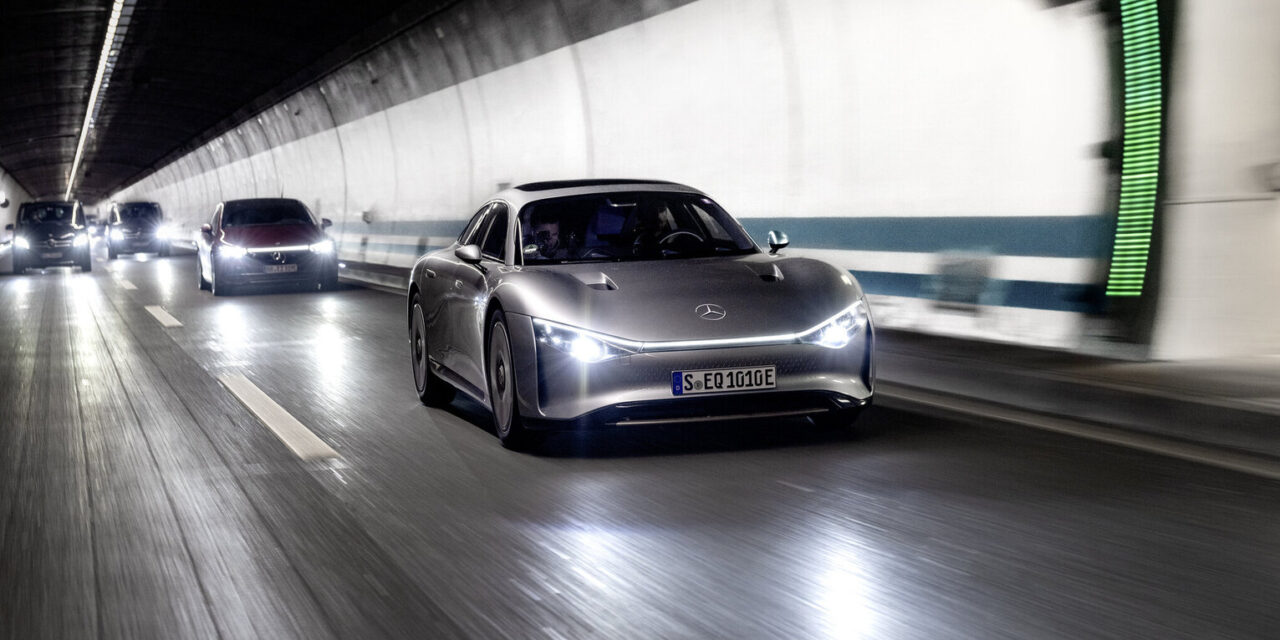 Mercedes-Benz Vision EQXX faz 1.000 Km com uma carga de bateria