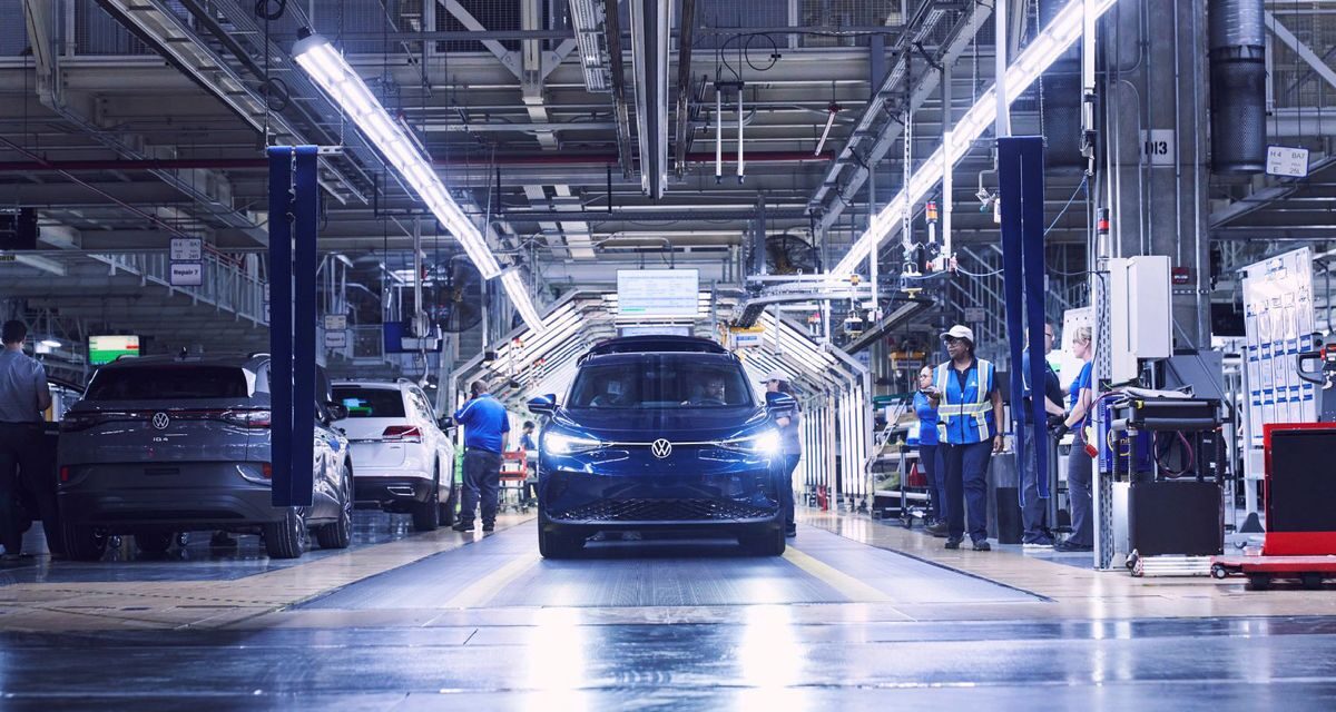 Volkswagen começa produção do elétrico ID.4 nos EUA