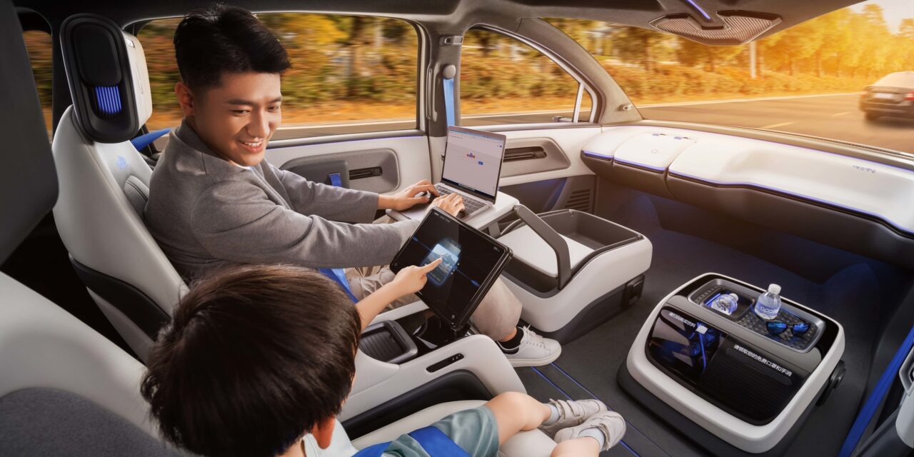 Robotáxi elétrico da Baidu dispensa o volante