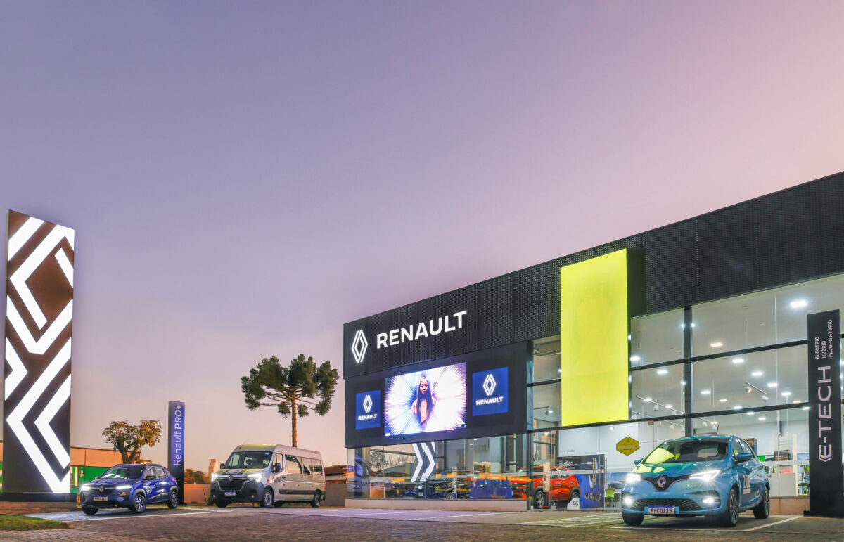 Concessionária Renault terá nova comunicação visual