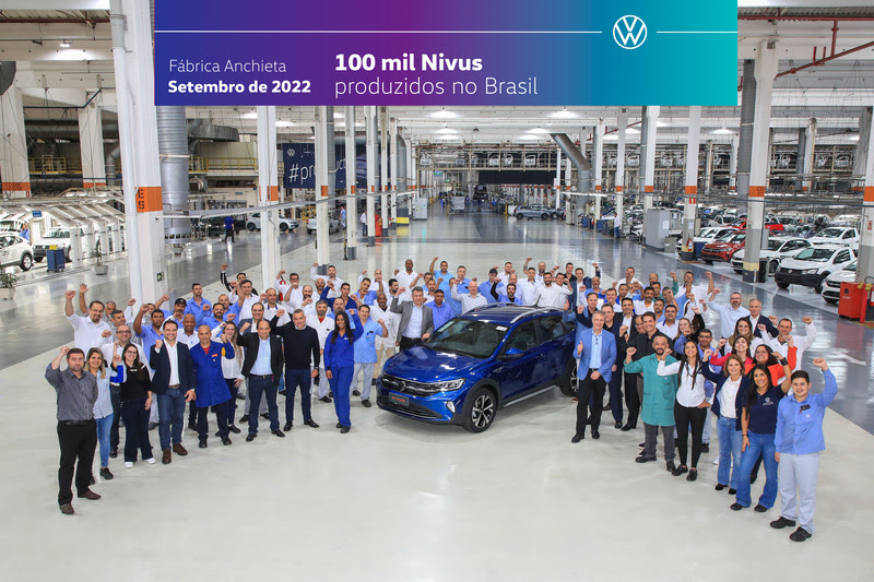 VW Nivus atinge 100 mil unidades produzidas