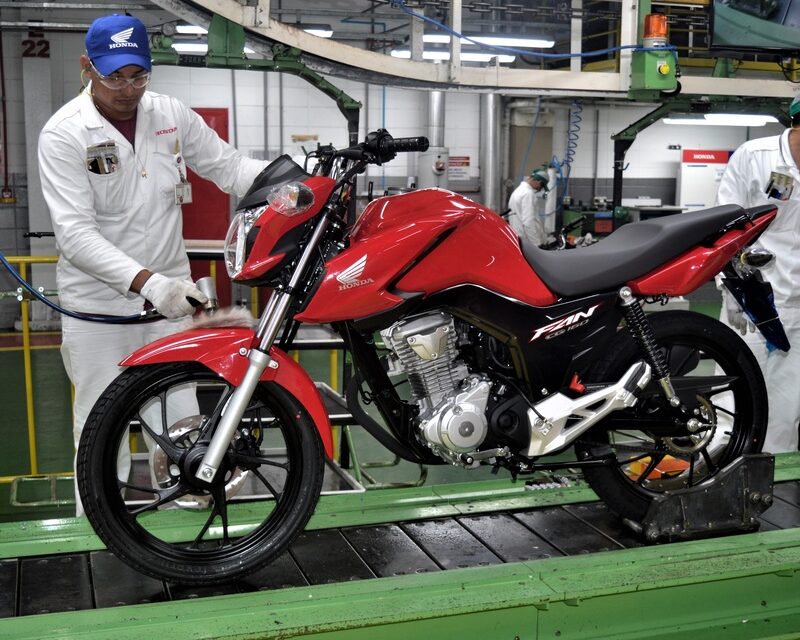 Honda acumula produção de 8 milhões de motos flex