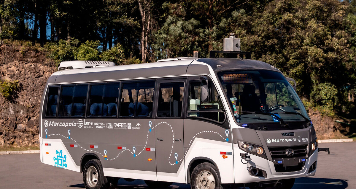 Marcopolo desenvolve micro-ônibus autônomo
