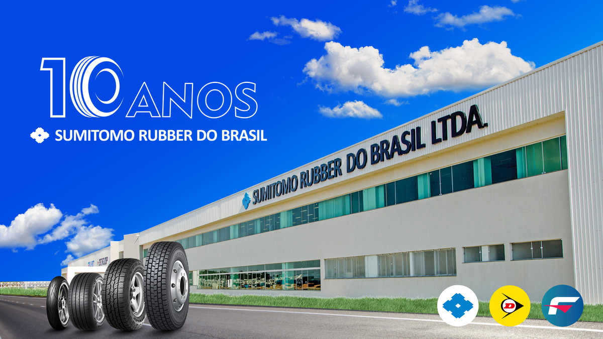 Fábrica da Dunlop no Brasil completa 10 anos