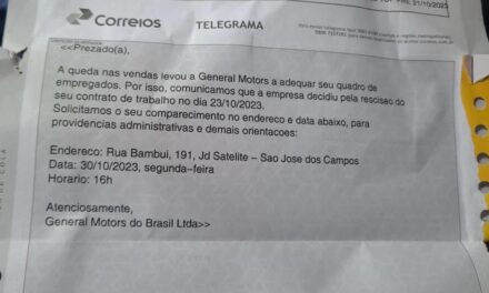 General Motors demite em três fábricas de São Paulo
