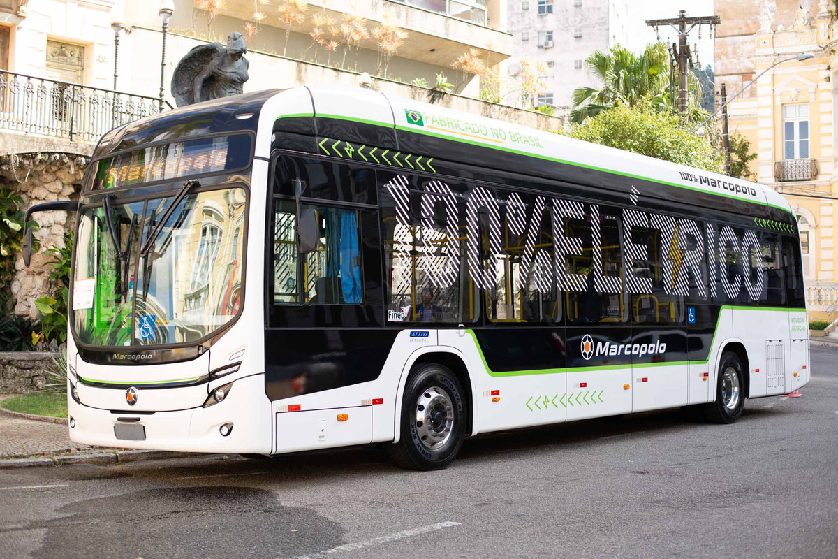 Marcopolo investe R$ 50 milhões para produzir ônibus elétrico em São Mateus