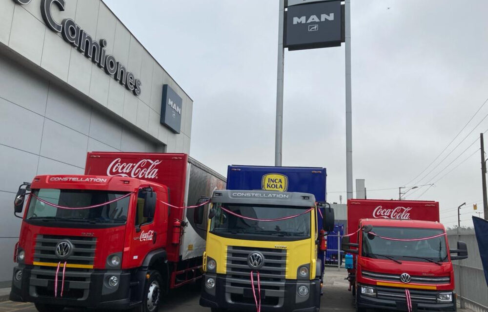 VWCO entrega mais 144 caminhões para Coca-Cola no Peru