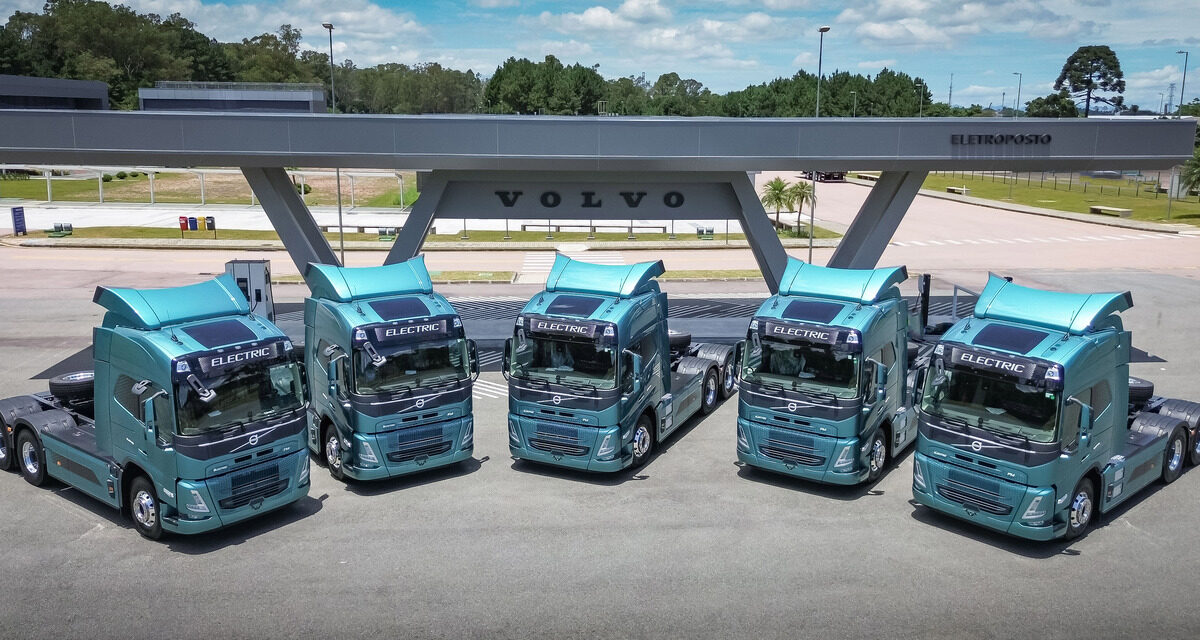 Reiter Log inicia operações com caminhões elétricos pesados da Volvo