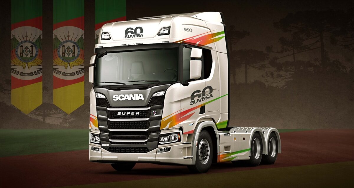 Scania Suvesa faz 60 anos com oferta de caminhão comemorativo