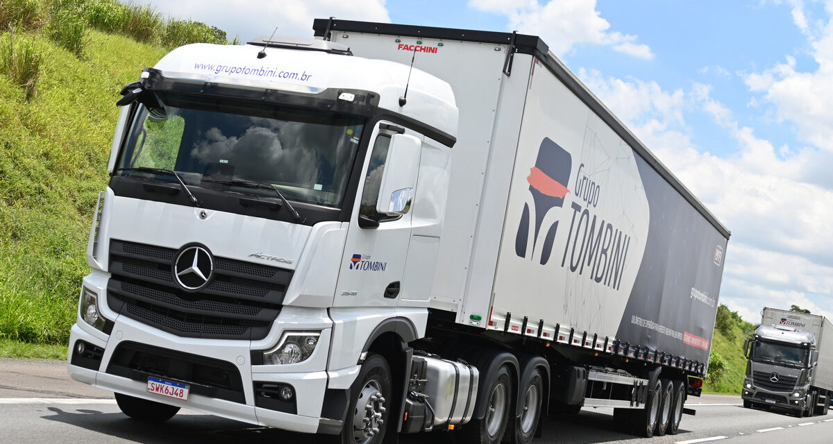 Tombini renova a frota com 100 caminhões Mercedes-Benz