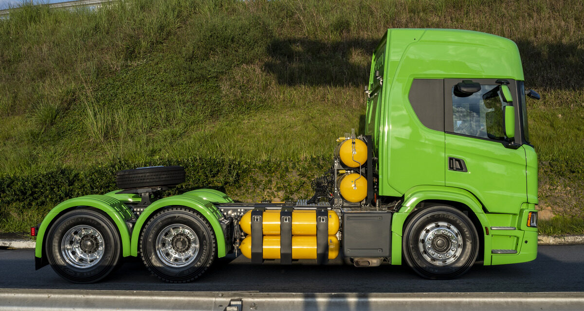 Vendas de pesados a gás disparam no 1º quadrimestre