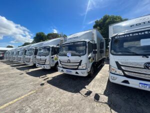 Foton 75 caminhões para o governo do ES