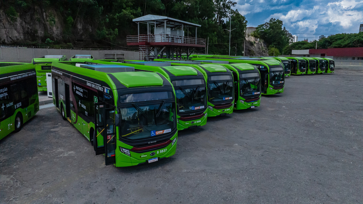 Cidade de São Paulo ganha mais 60 ônibus elétricos BYD