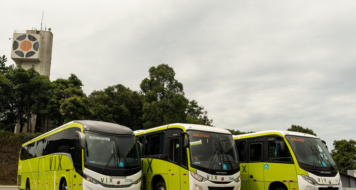 VIX Logística amplia frota de ônibus com a Marcopolo