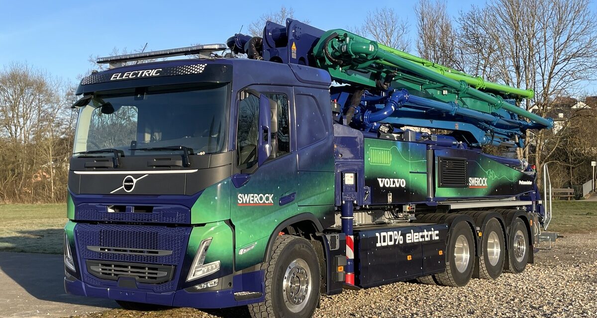 Volvo avança com eletrificação na construção
