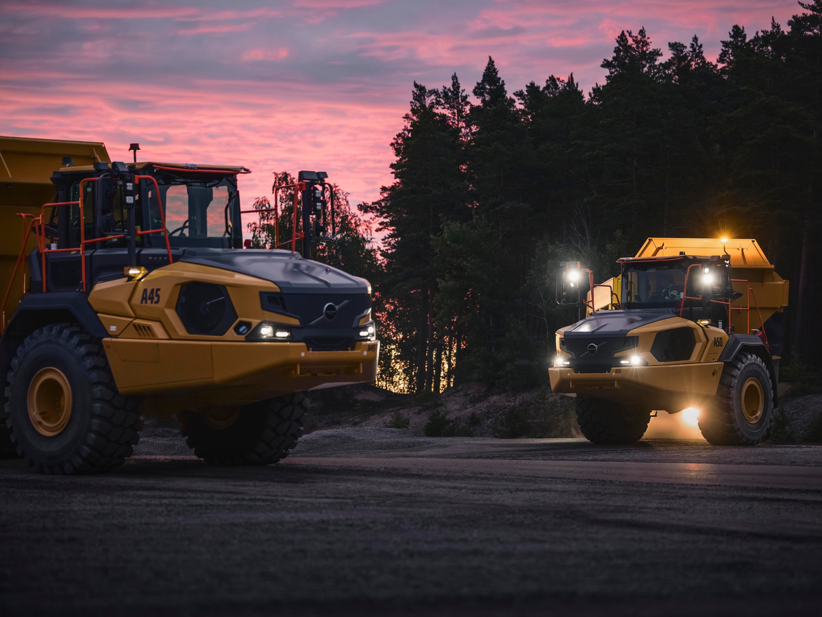 Volvo CE inicia oferta de nova geração de caminhões articulados