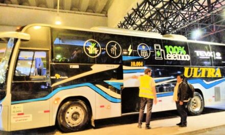 Viação Ultra inicia operação rodoviária com ônibus elétrico da Higer