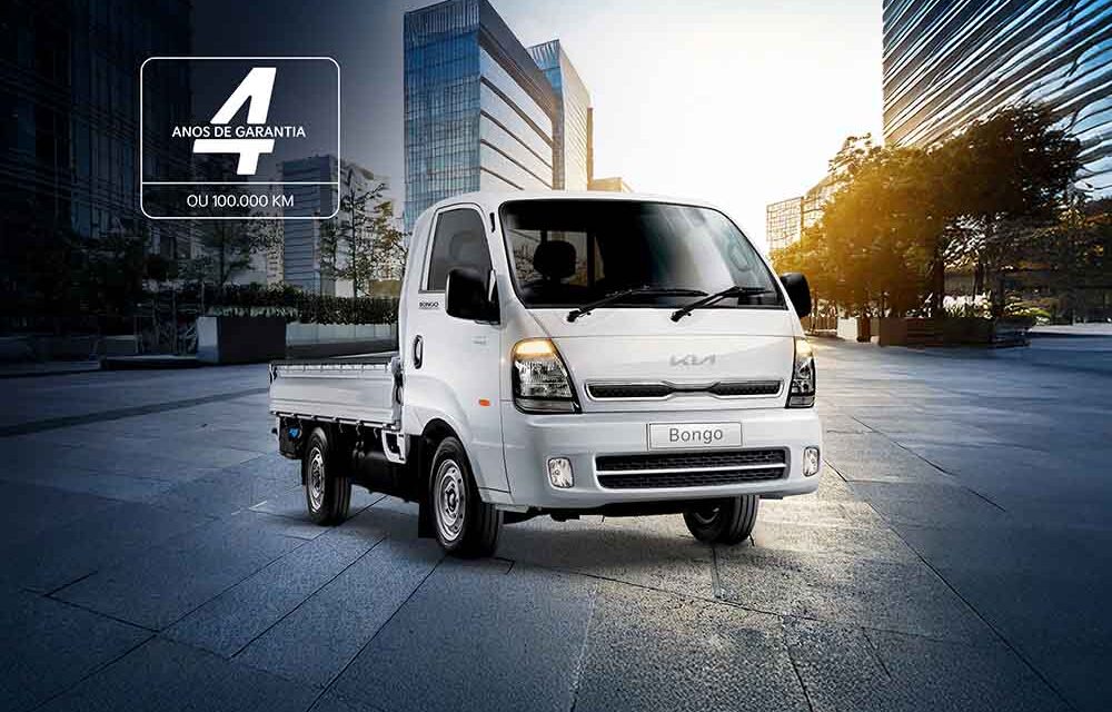 Bongo K2500 4×4 tem garantia estendida para 4 anos