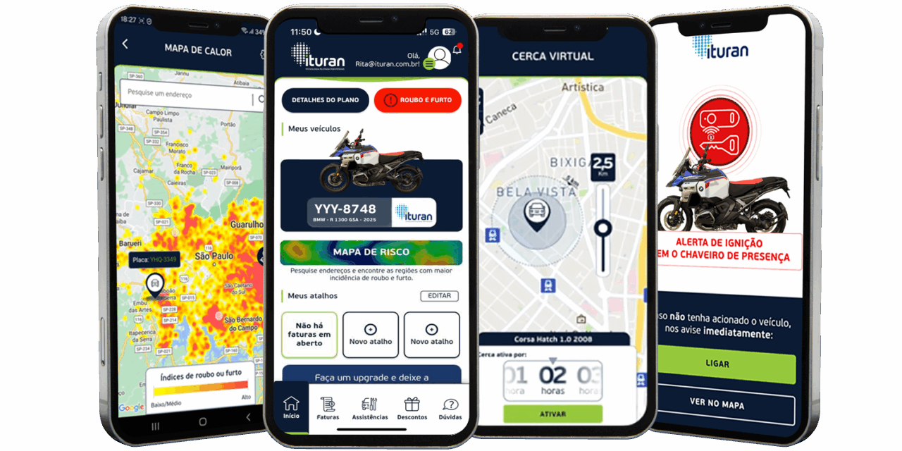 Parceria da Ituran e BMW visa ampliar segurança do motociclista