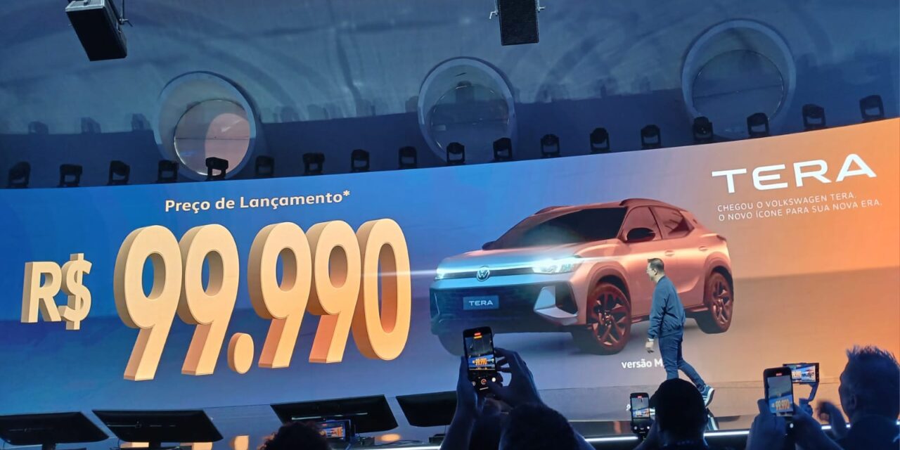 Na rede VW dia 5 de junho, Tera custa a partir de R$ 99.990