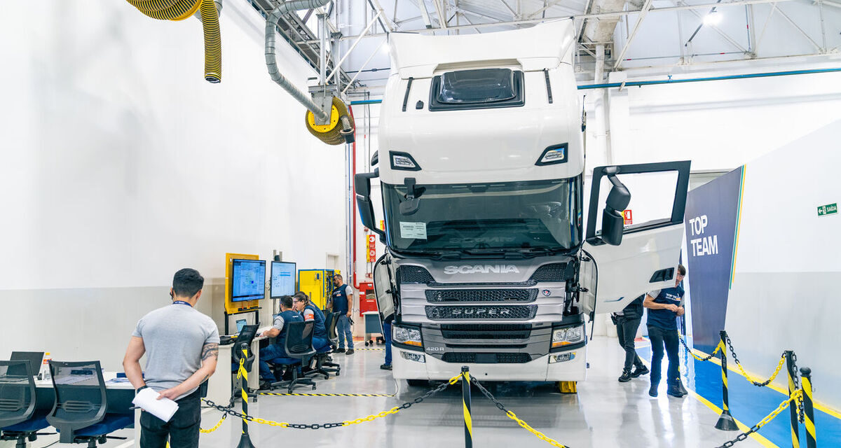 Disputa Scania Top Team aprimora serviços do pós-venda