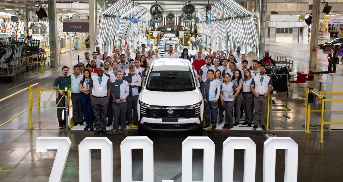 Nissan acumula 700 mil unidades produzidas no País
