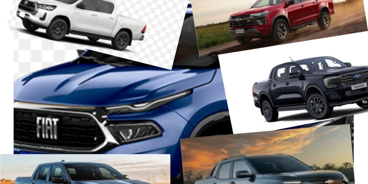 As picapes mais vendidas no semestre