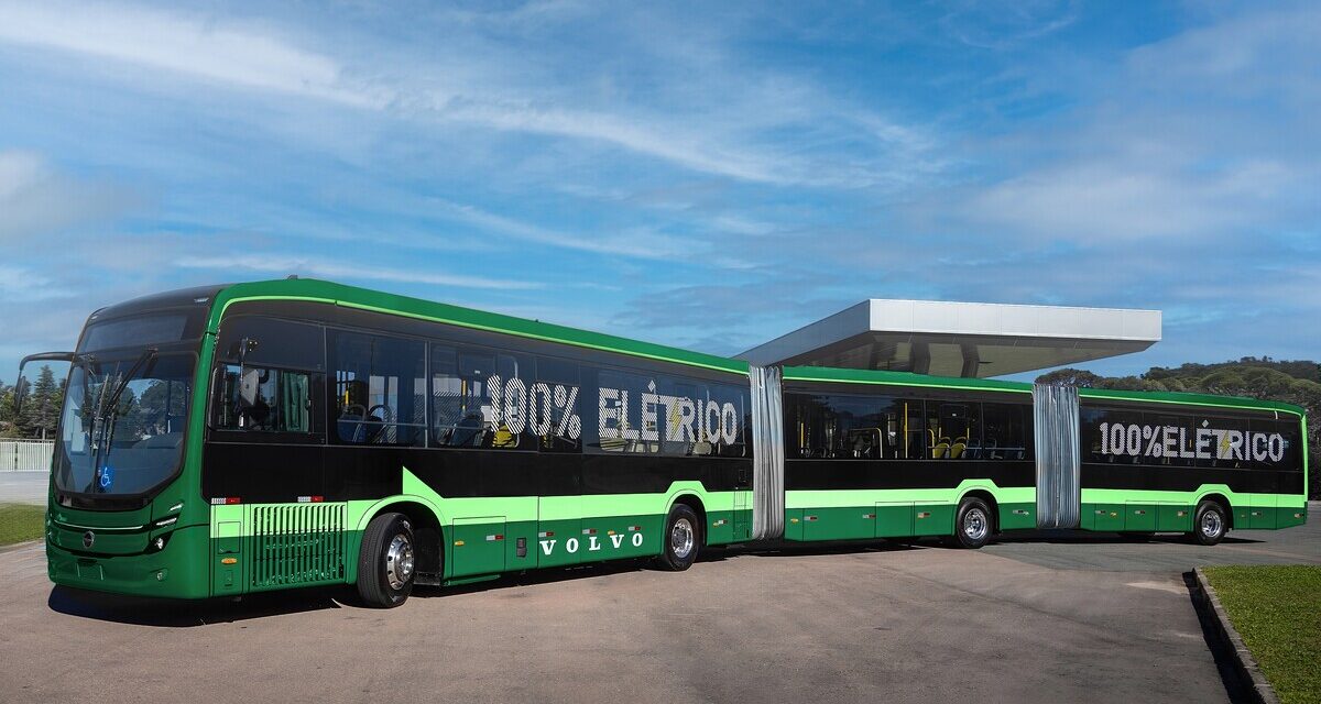 Goiânia terá frota de articulados e biarticulados elétricos da Volvo
