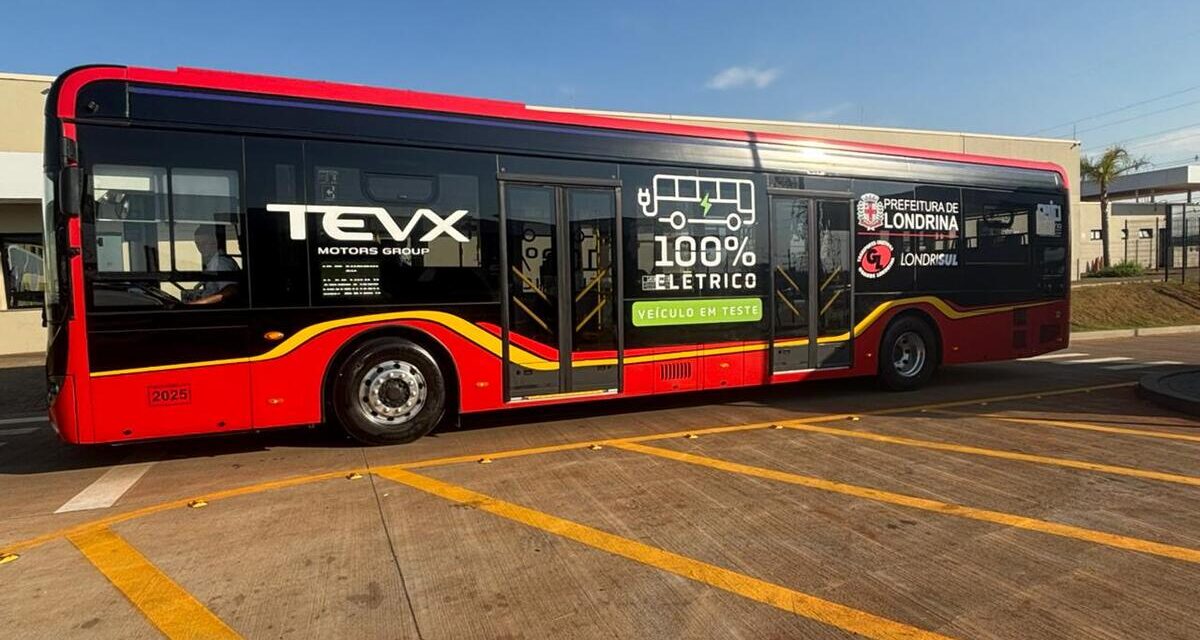 Londrina testa ônibus elétrico da Higer