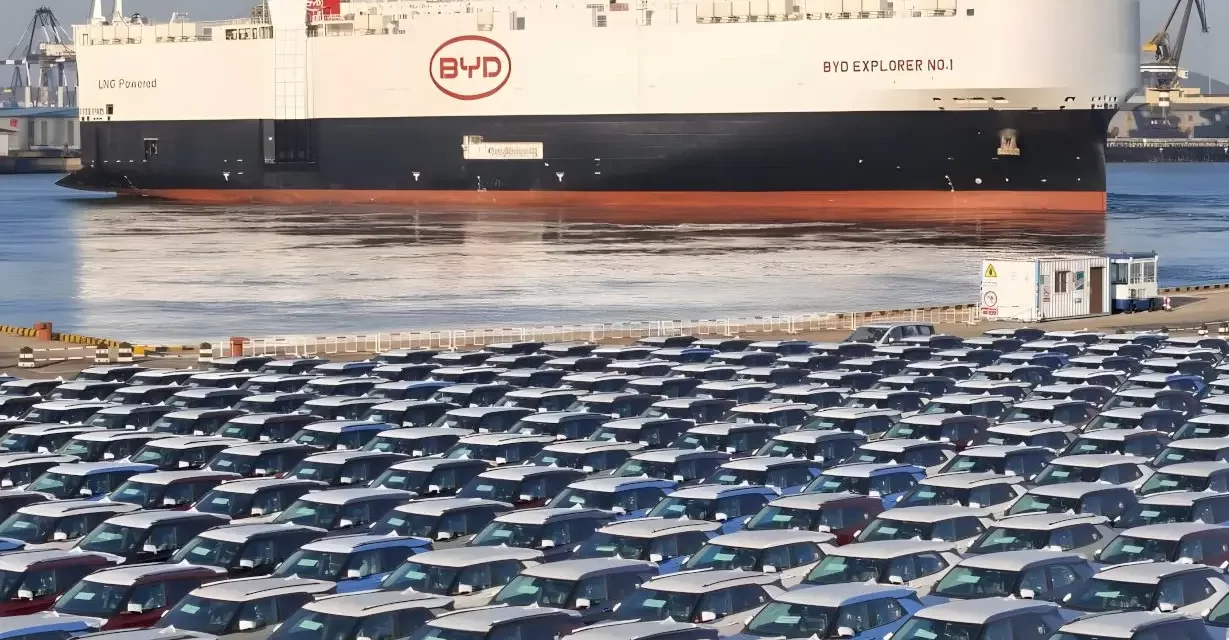 China exportou 666 mil veículos só em outubro