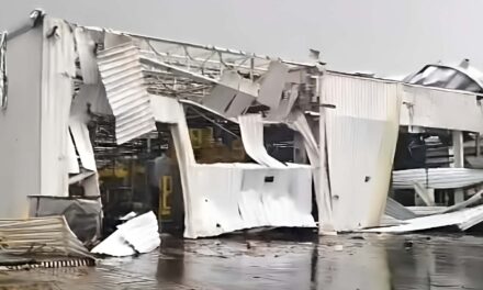 Vendaval causa danos à fabrica da Toyota em Porto Feliz