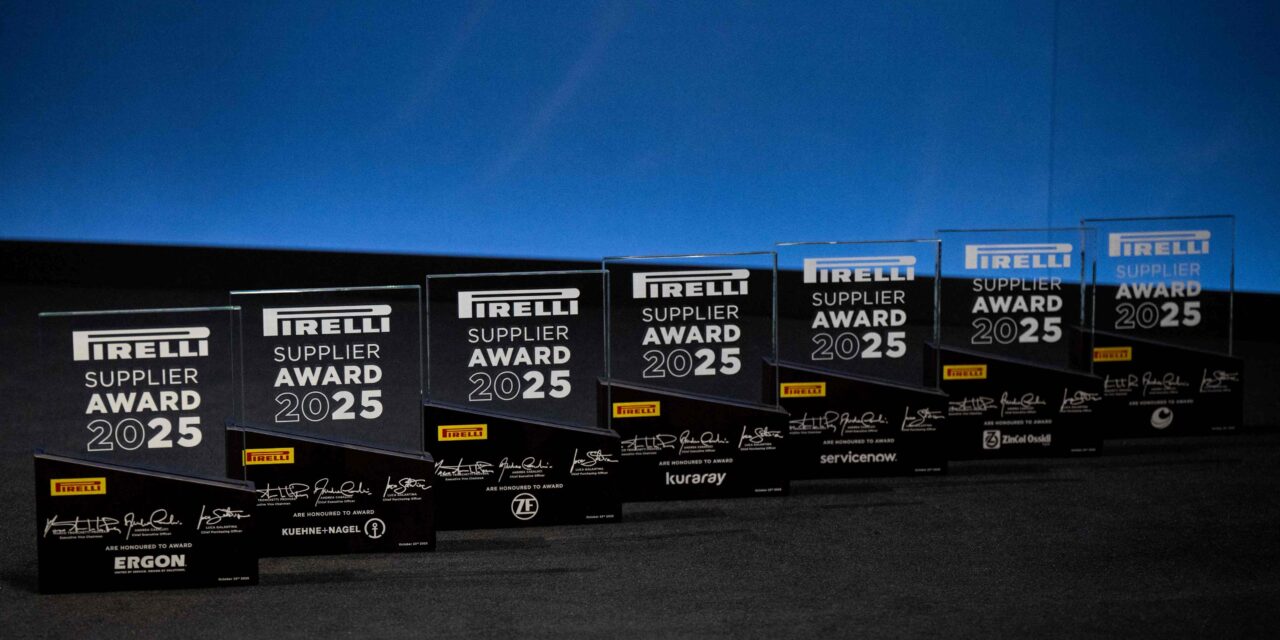 De 13 mil fornecedores, Pirelli destaca sete no mundo