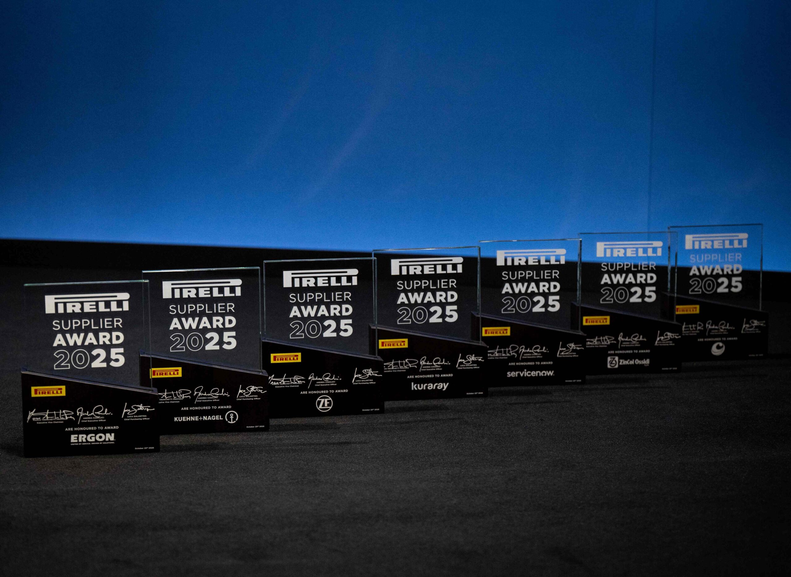 De 13 mil fornecedores, Pirelli destaca sete no mundo