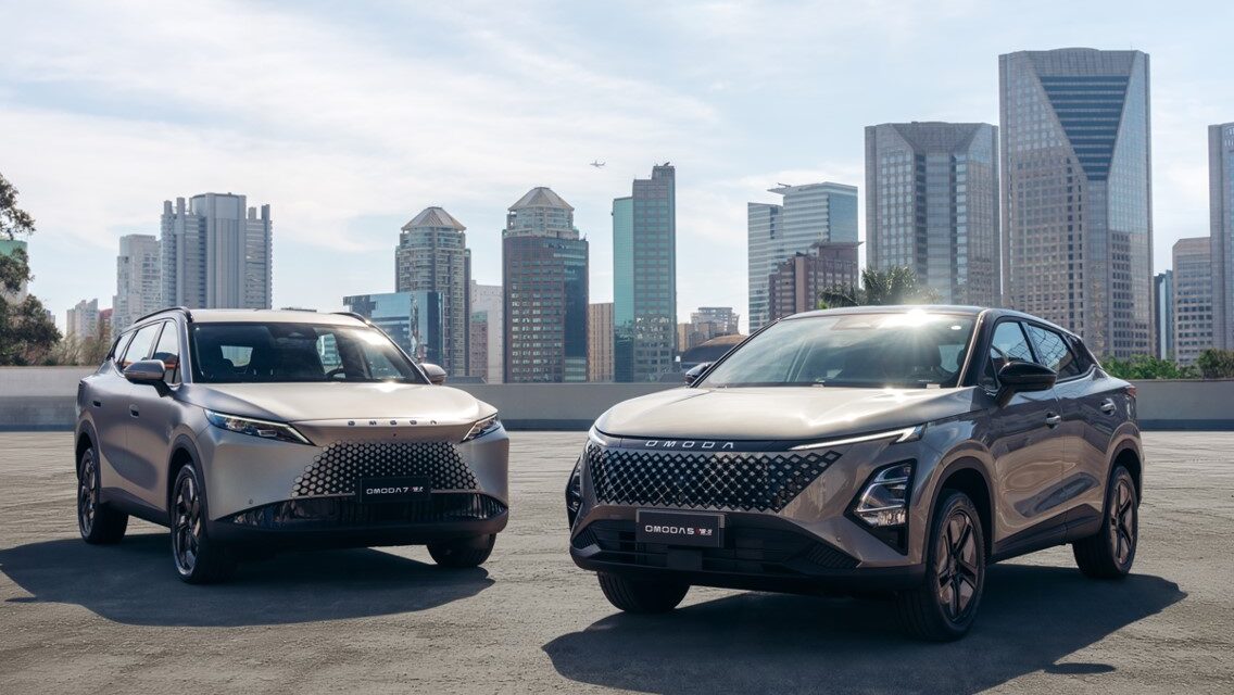 Omoda 5 e 7 híbridos têm muito a oferecer por preços convidativos