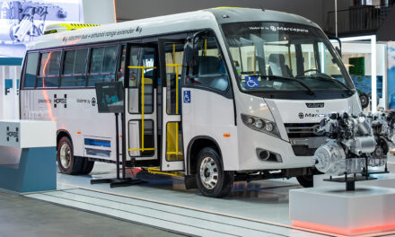 Marcopolo mostra micro-ônibus híbrido etanol na Europa