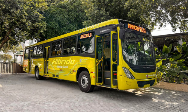 Marcopolo apresenta ônibus urbano híbrido elétrico-etanol