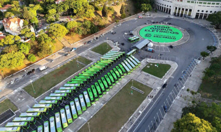 Frota de ônibus elétricos de São Paulo ultrapassa 1 mil unidades
