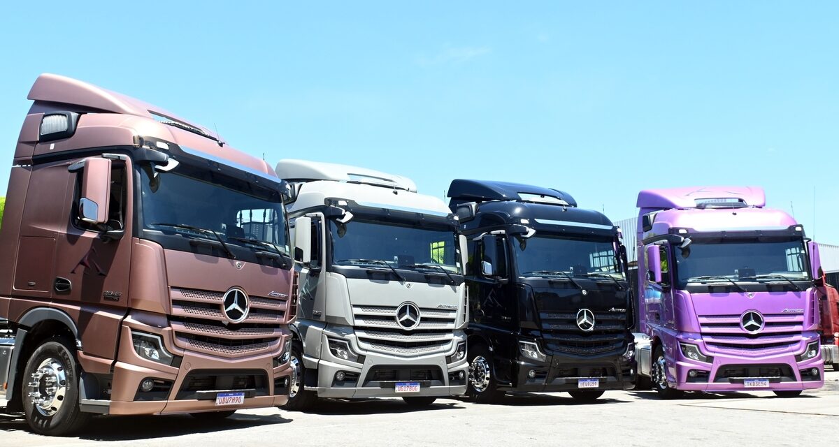 Mercedes-Benz estreia na frota da Monfredini com 50 Actros
