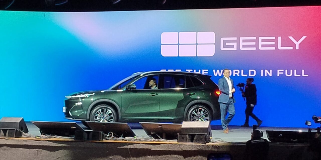 Geely confirma híbrido EX5 como primeiro carro nacional