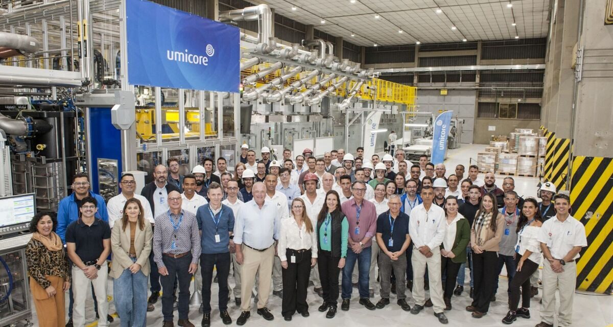 Umicore aumenta capacidade de produção de catalisadores