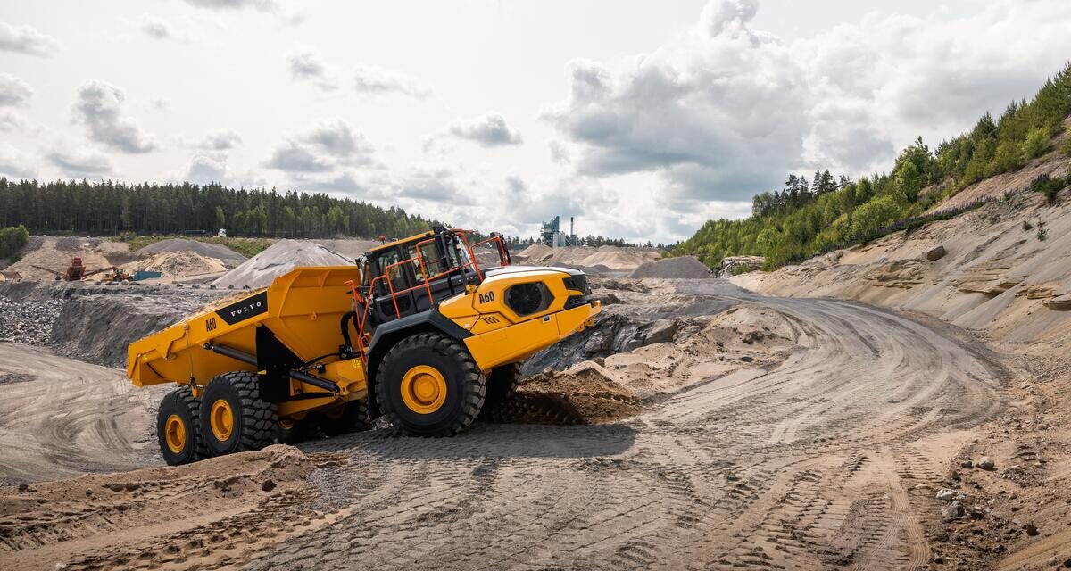 Volvo CE atualiza o caminhão articulado A60