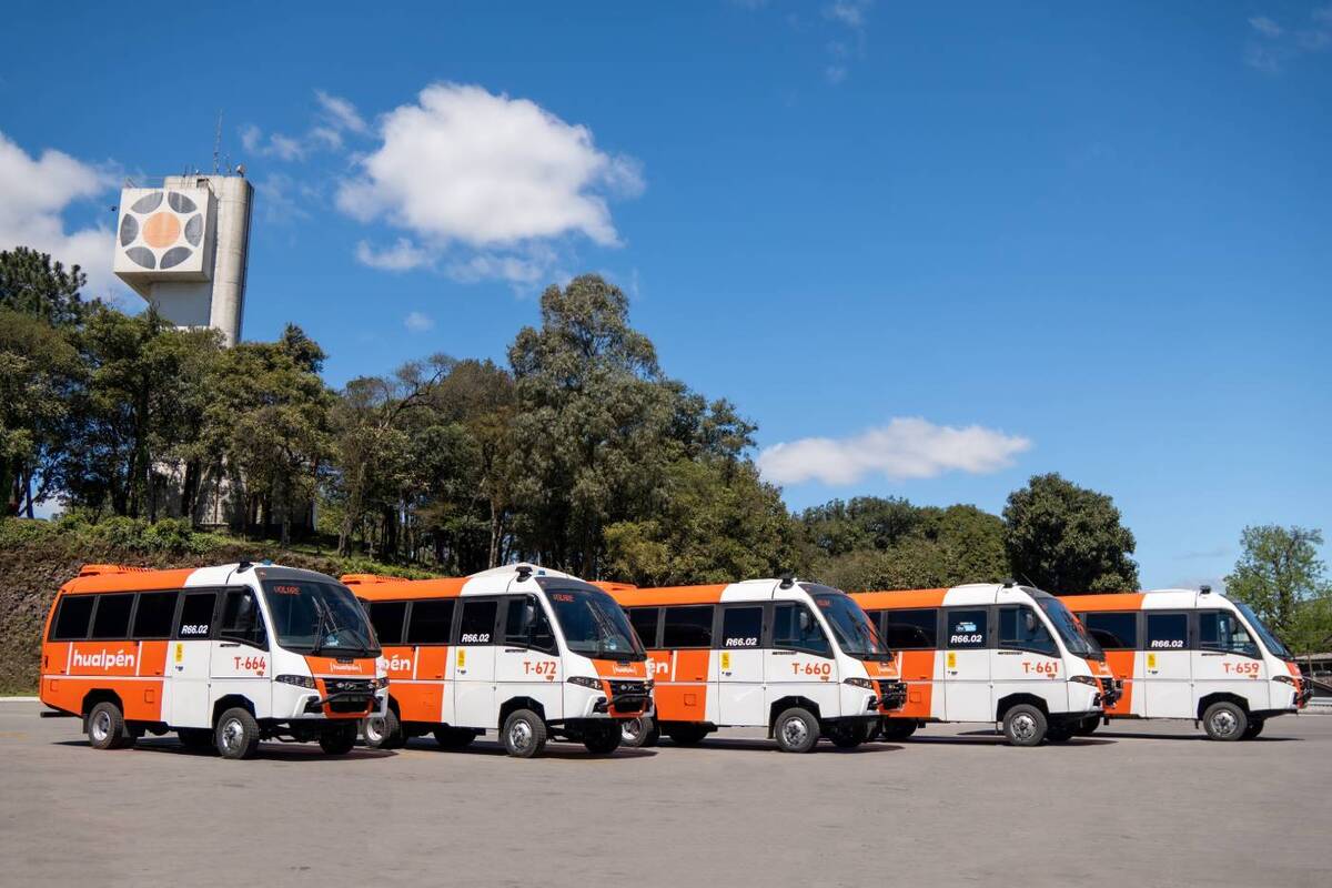 Buses Hualpén reforça a frota com a Volare
