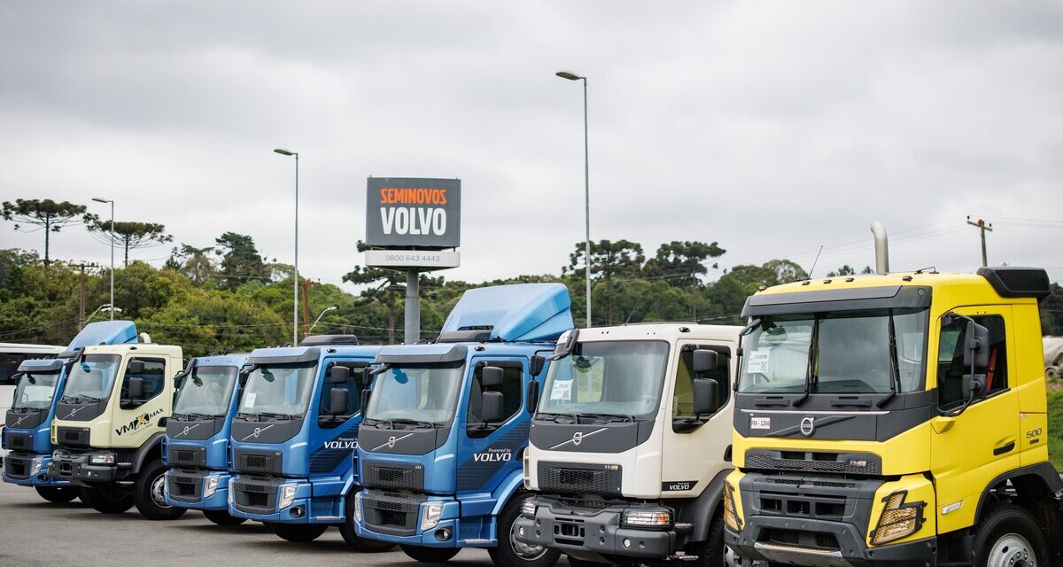 Volvo registra recorde nas vendas de caminhões seminovos em 2025
