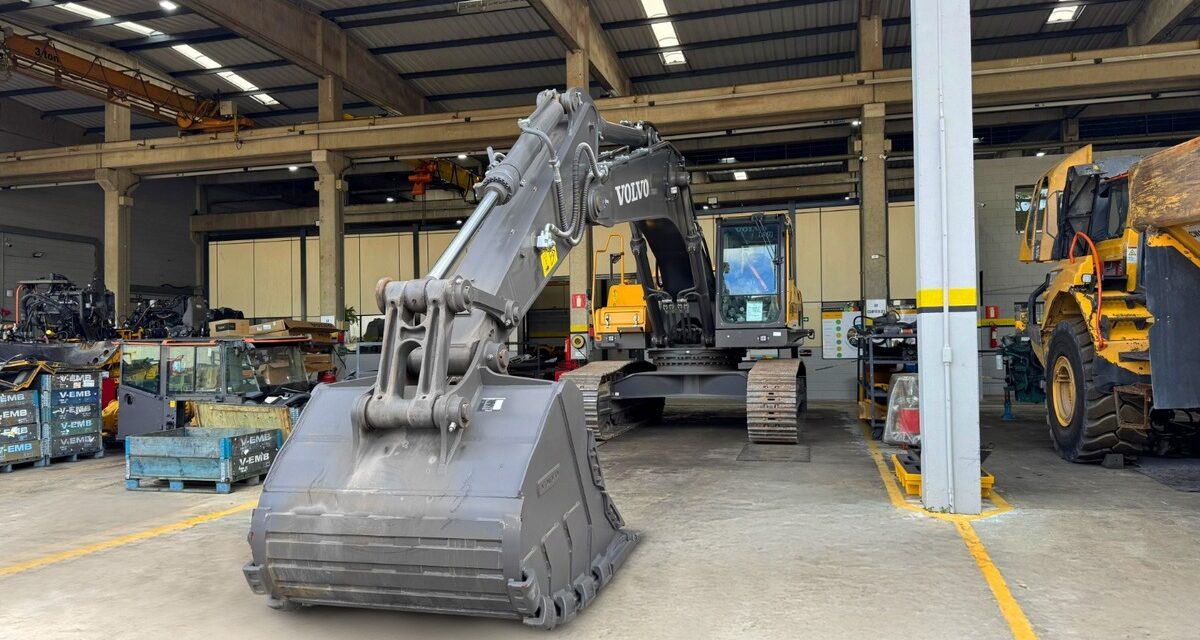 Tracbel recebe certificação da Volvo CE para reforma de máquinas