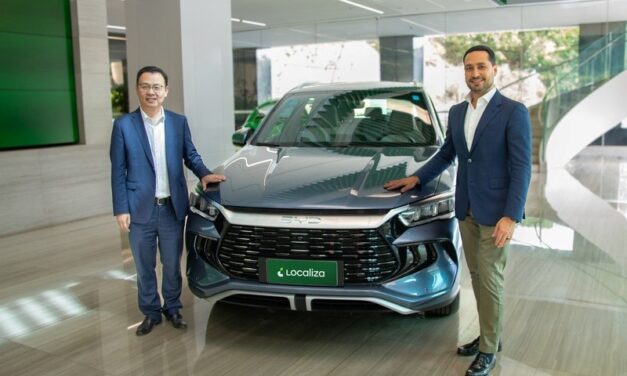 BYD acerta venda de 10 mil carros para a Localiza