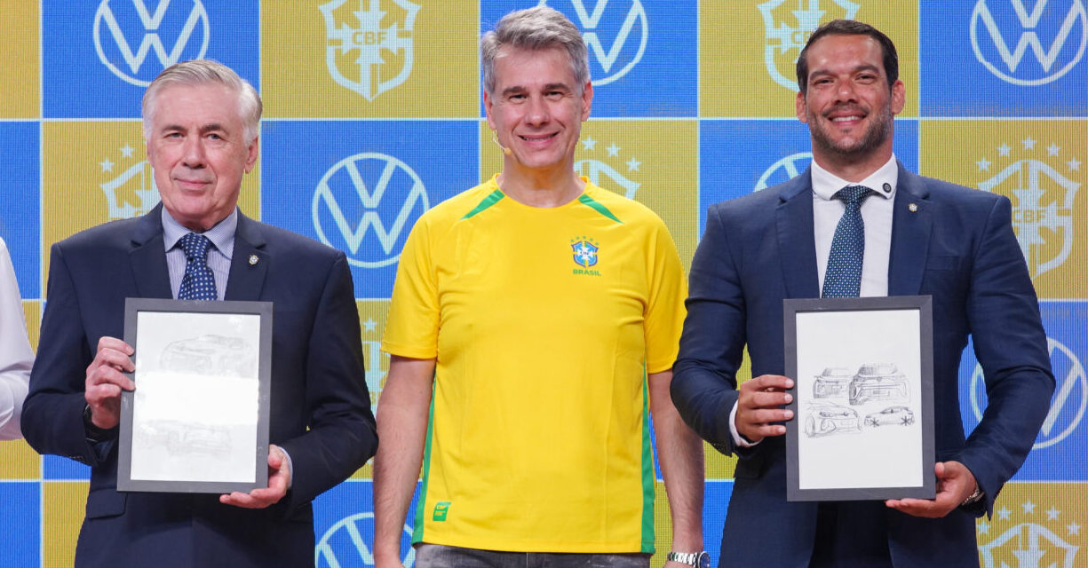 VW é patrocinadora oficial da CBF e das seleções de futebol