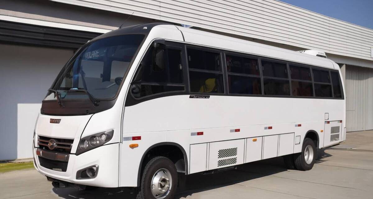 Marcopolo inicia testes com o micro-ônibus Volare híbrido